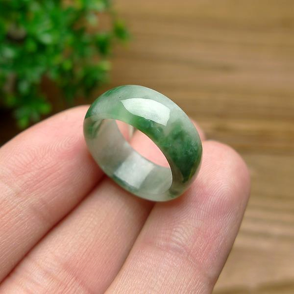 Jewelry Making With Stones - Green Jade Ring Natural Gemstone Jadeite