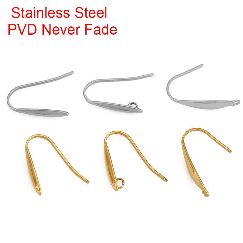 Jewelry Making Findings - 10pcs Never Fade Stainless Steel Earring