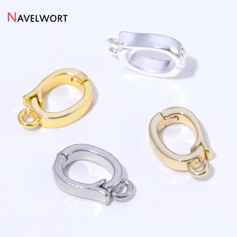 Jewelry Making Findings - 14K/18K Gold Plated Brass Metal Hinged