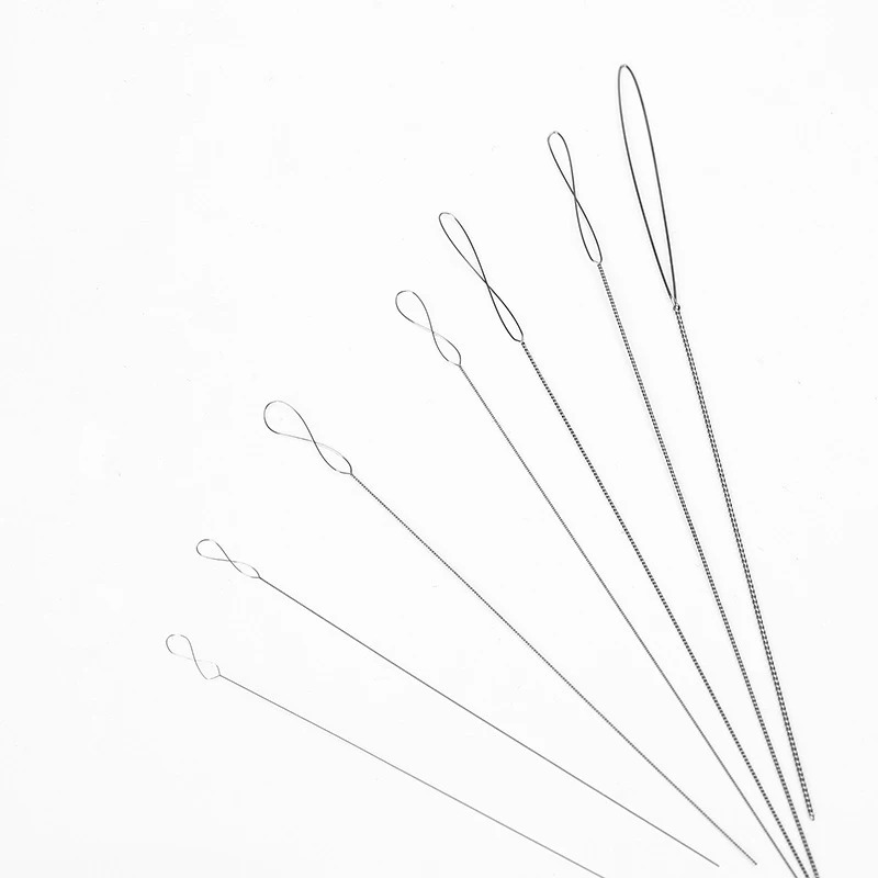 7pcs Soft Twisted Wire Needles - Knotting Cord Silk ulasan dan harga
