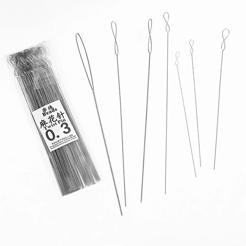7pcs Soft Twisted Wire Needles - Knotting Cord Silk ulasan dan harga