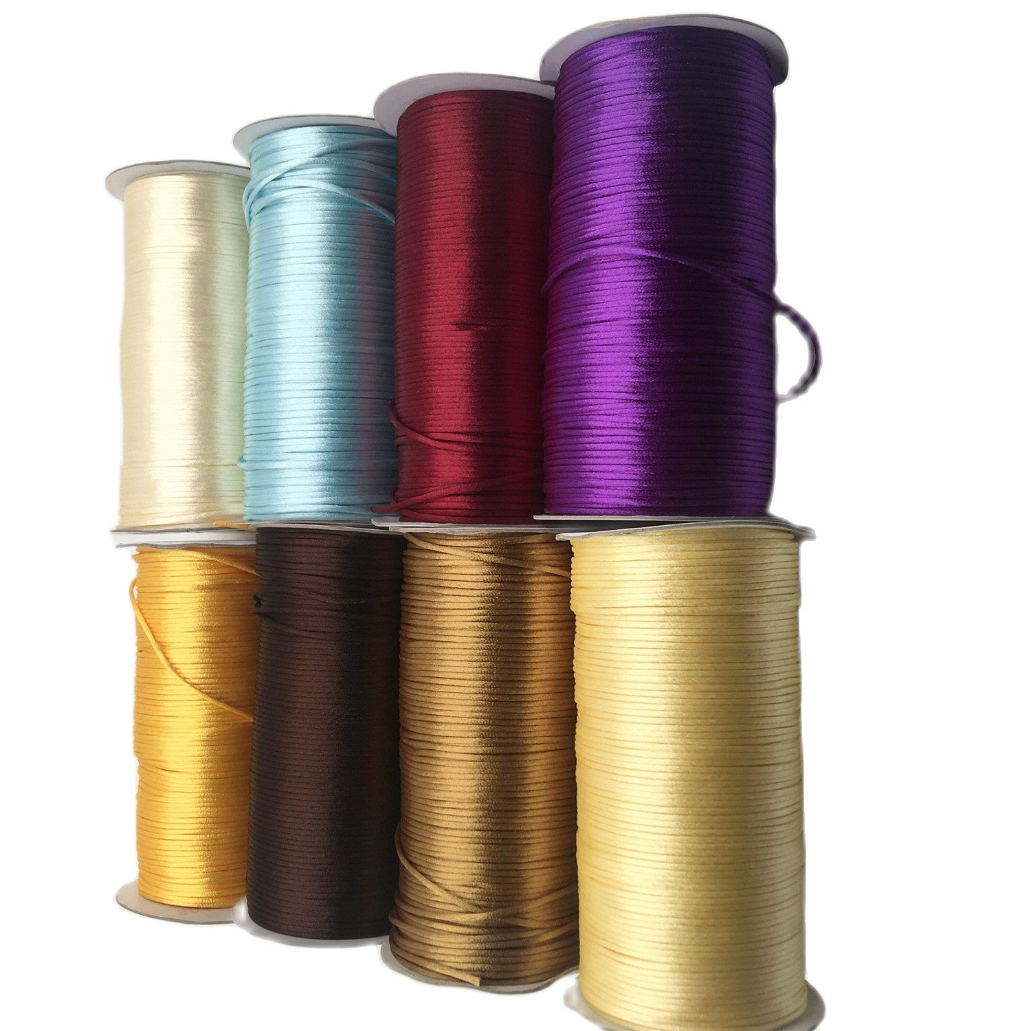 2mm Braided Macrame Silk Macra - Knotting Cord Silk ulasan dan harga