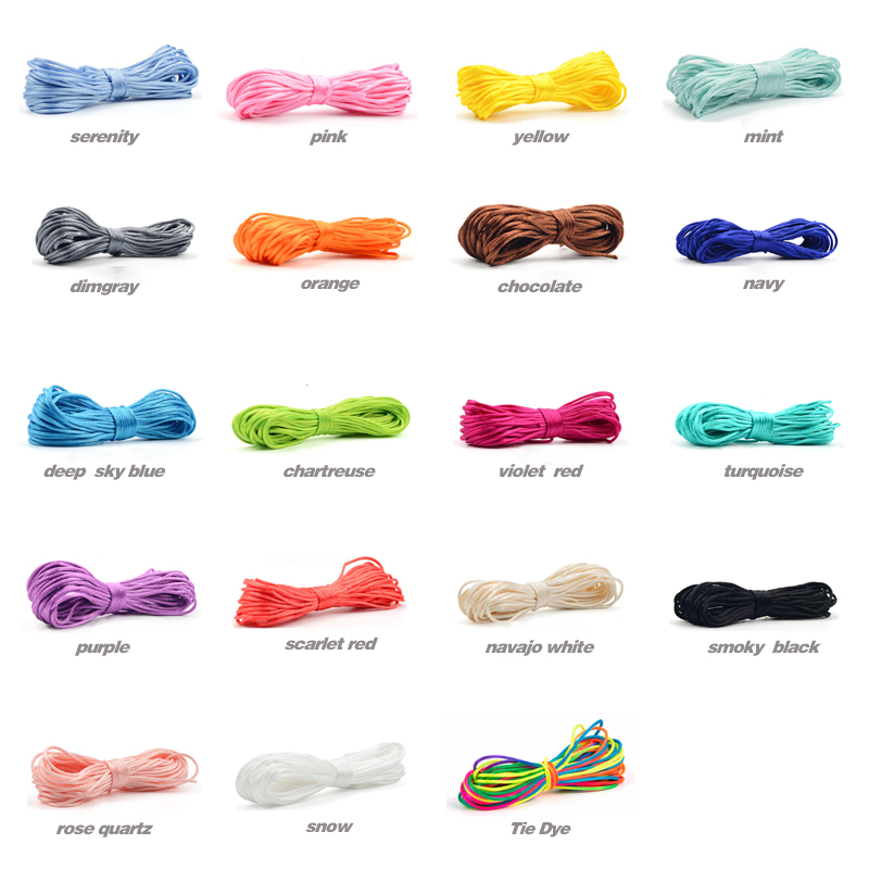 20m/Lot DIY Nylon Cords 1.5mm  - Knotting Cord Silk ulasan dan harga