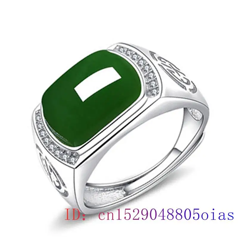 Green Jade Ring Gifts Fashion  - Jewelry Making With Stones ulasan dan harga