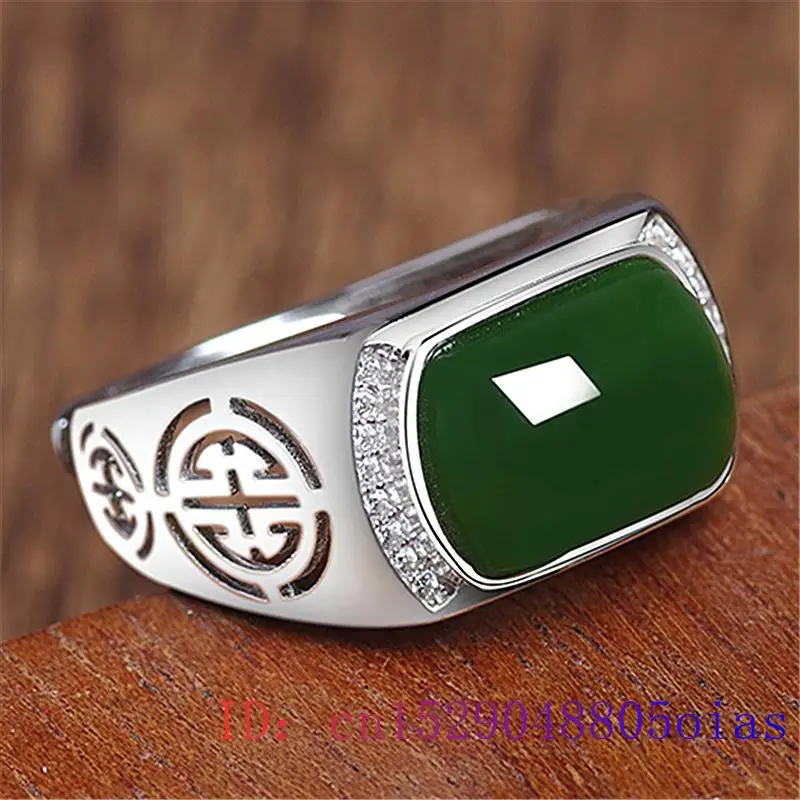 Green Jade Ring Gifts Fashion  - Jewelry Making With Stones ulasan dan harga