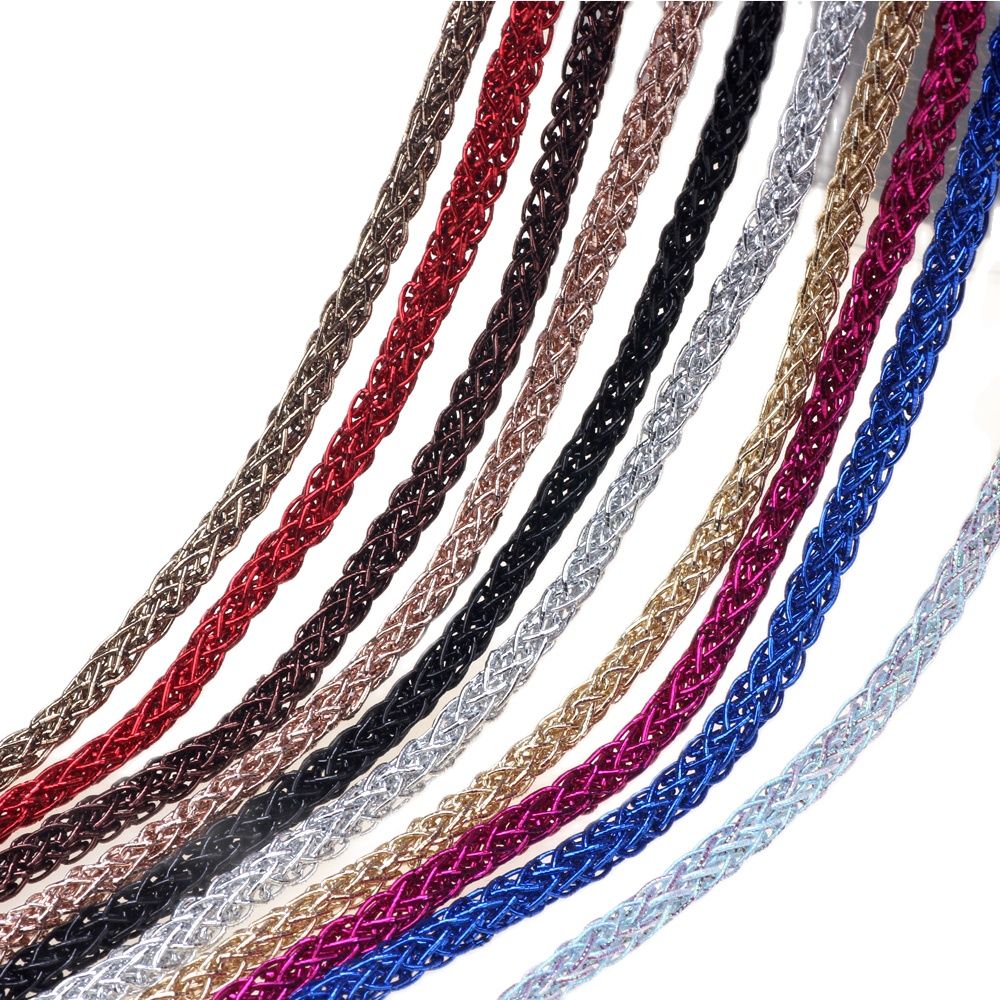 OlingArt 4mm 5M/Lot Gold Silve - Knotting Cord Silk ulasan dan harga