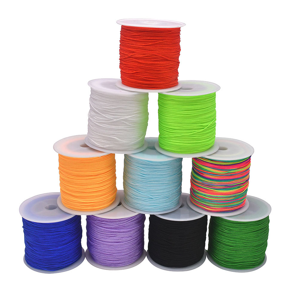 100Yards Craft Nylon Satin Cor - Knotting Cord Silk ulasan dan harga