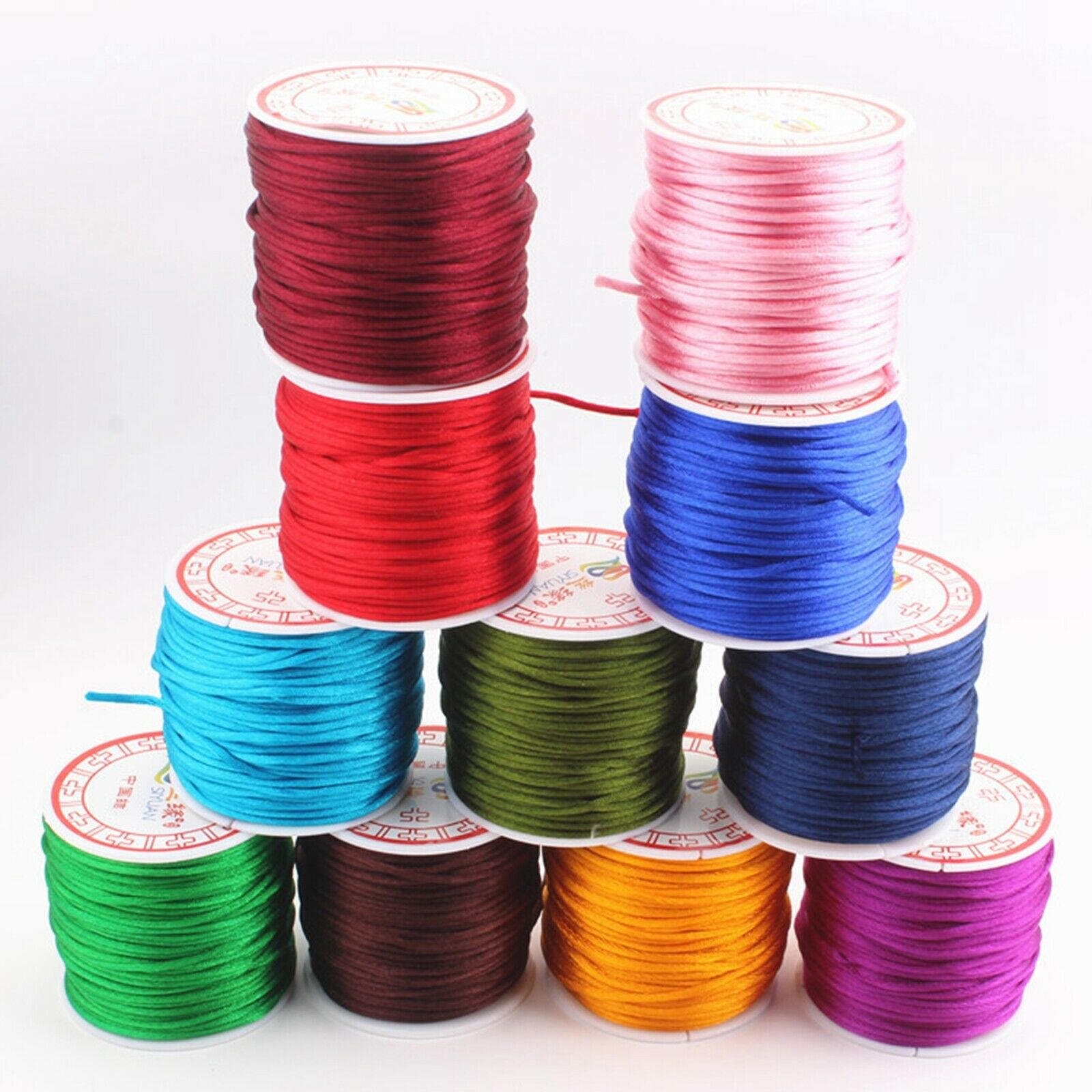 40 Meters Nylon Chinese Satin  - Knotting Cord Silk ulasan dan harga