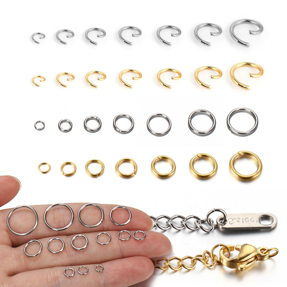 100-200pcs/lot Stainless Steel - Jewelry Making Supplies Wholesale ulasan dan harga