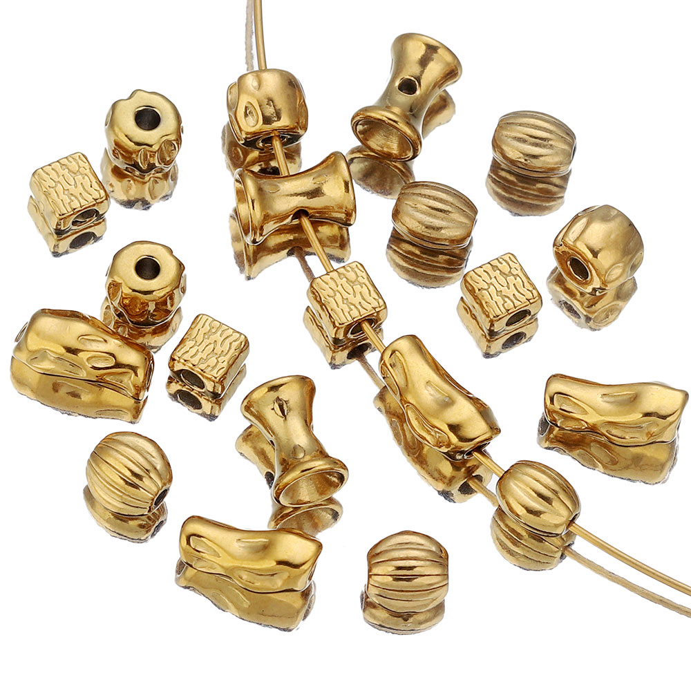 10PCS Stainless Steel Square I - Jewelry Making Supplies Wholesale ulasan dan harga