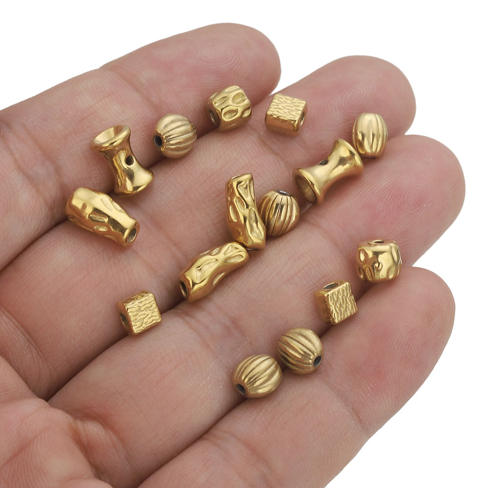 10PCS Stainless Steel Square I - Jewelry Making Supplies Wholesale ulasan dan harga
