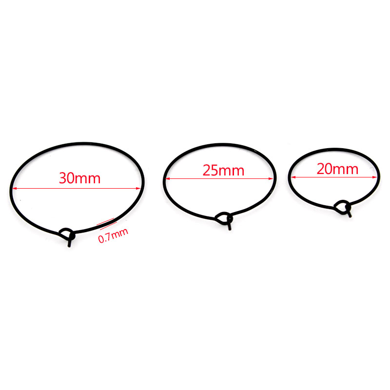 20Pcs 20mm 25mm 30mm Stainless - Jewelry Making Findings ulasan dan harga