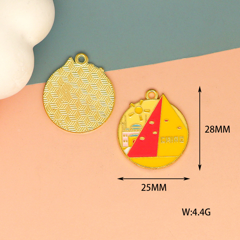 10pcs Colorful Enamel Travel C - Jewelry Making Tokyo ulasan dan harga