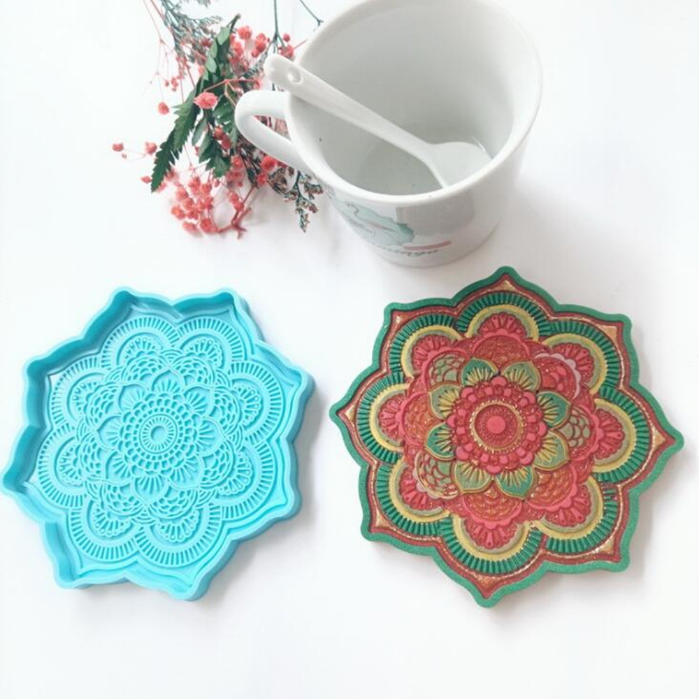 Mandala Coaster Silicone Mold  - Jewelry Making Tools List ulasan dan harga