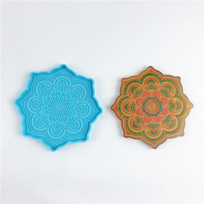 Mandala Coaster Silicone Mold  - Jewelry Making Tools List ulasan dan harga