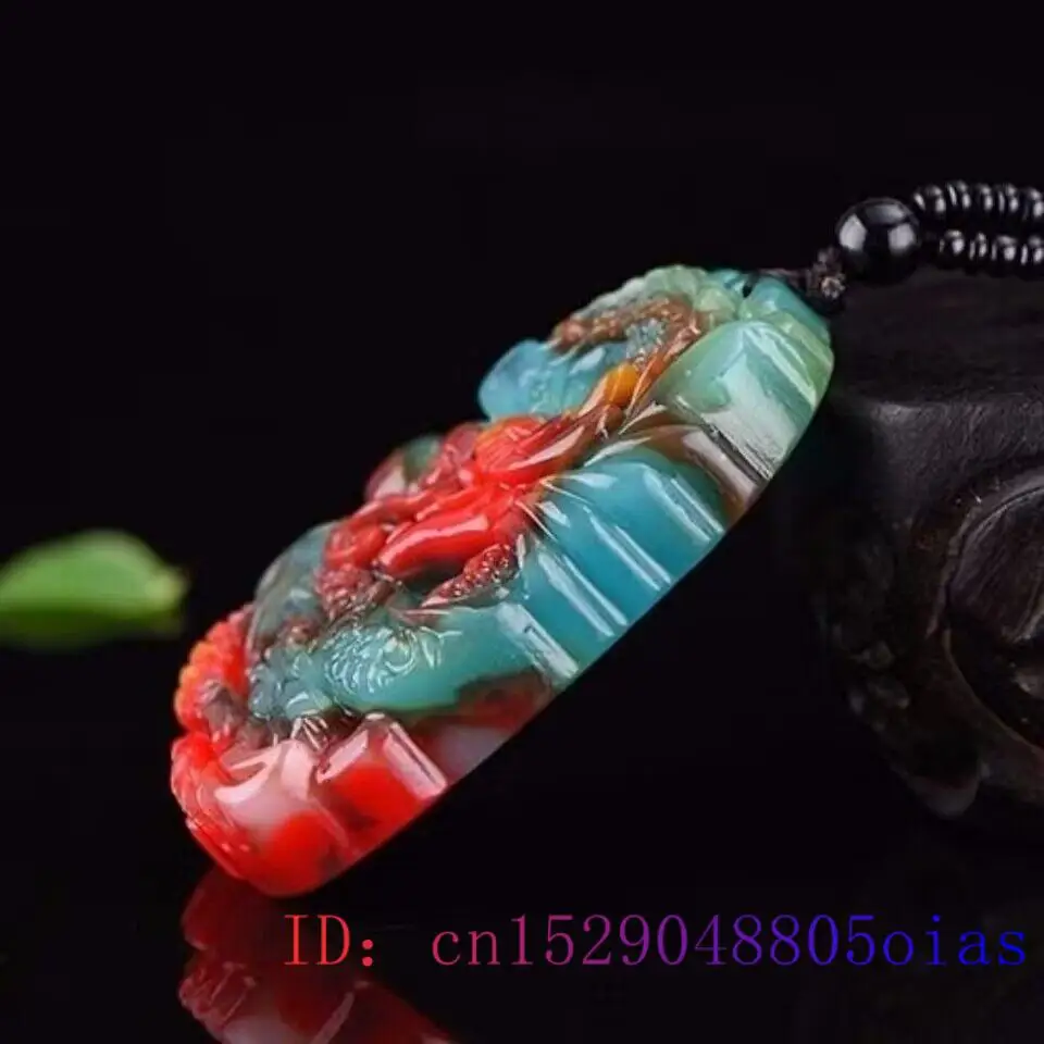 Real Jade Dragon Pendant Neckl - Jewelry Making With Stones ulasan dan harga