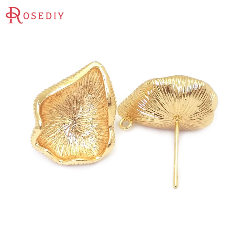 18K Gold Color Brass Lotus Lea - Jewelry Making Findings ulasan dan harga