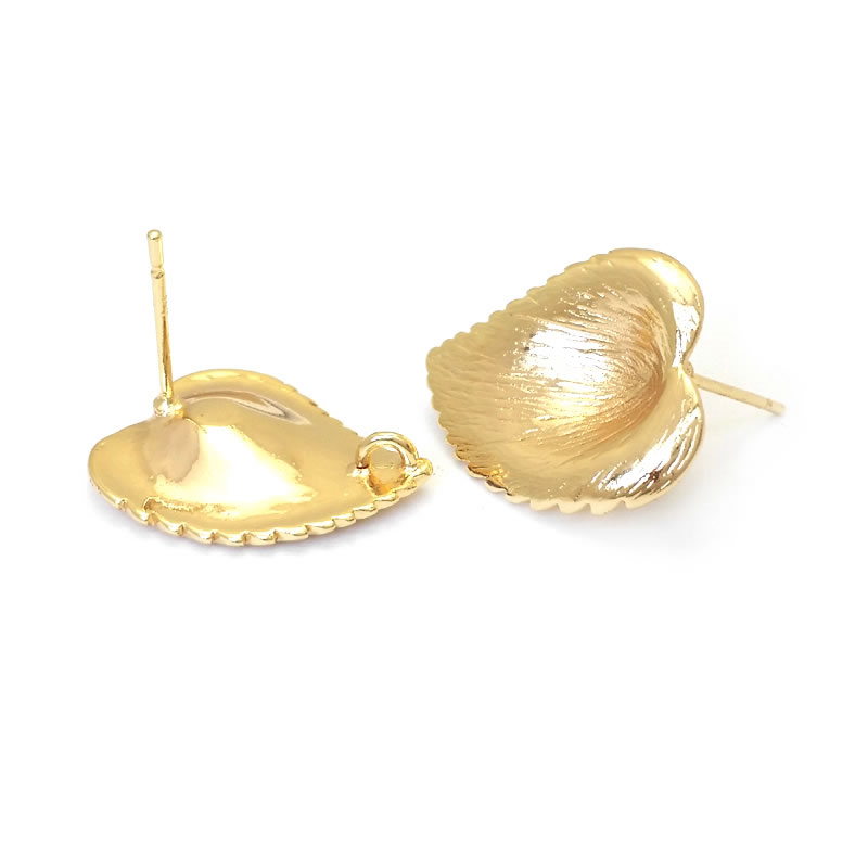 18K Gold Color Brass Lotus Lea - Jewelry Making Findings ulasan dan harga