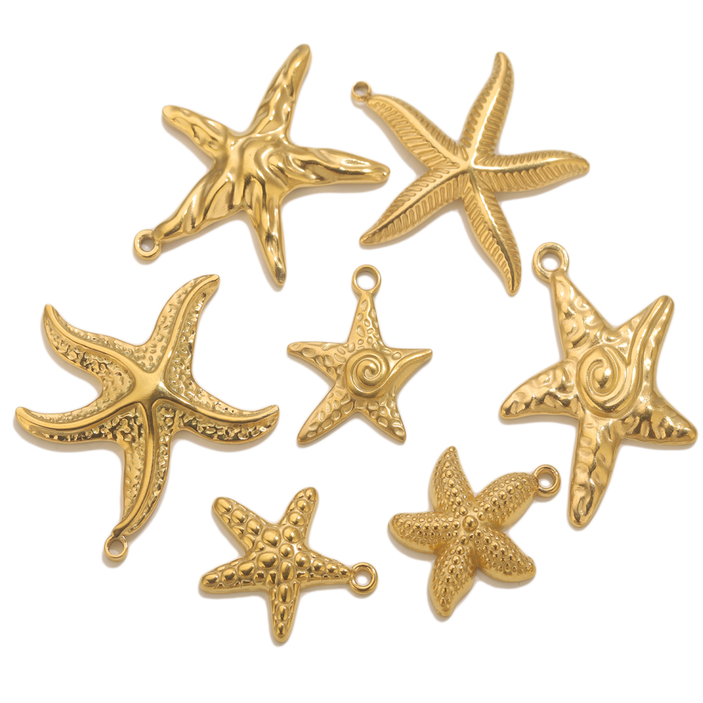 5pcs Stainless Steel Summer St - Jewelry Making Supplies Wholesale ulasan dan harga