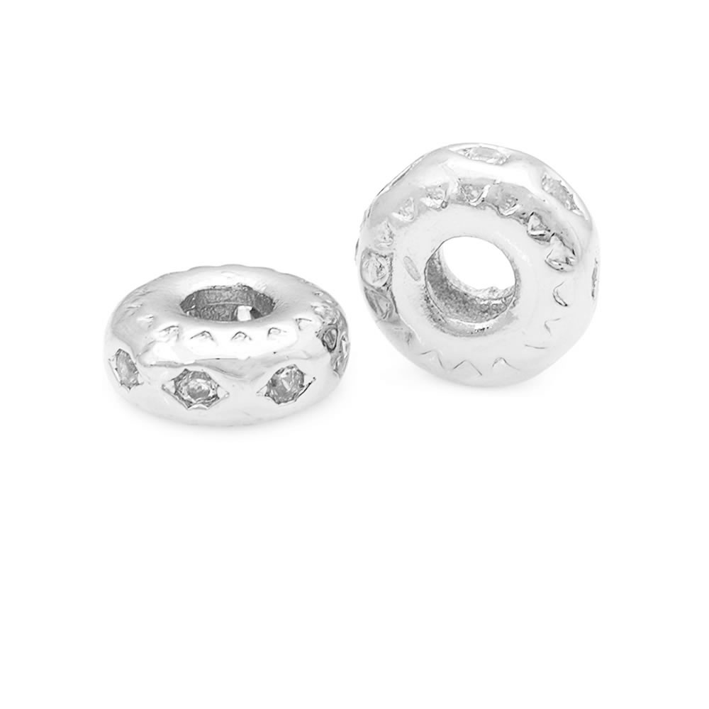 5.5MM 7.5MM Brass Zircon Wheel - Jewelry Making Store ulasan dan harga