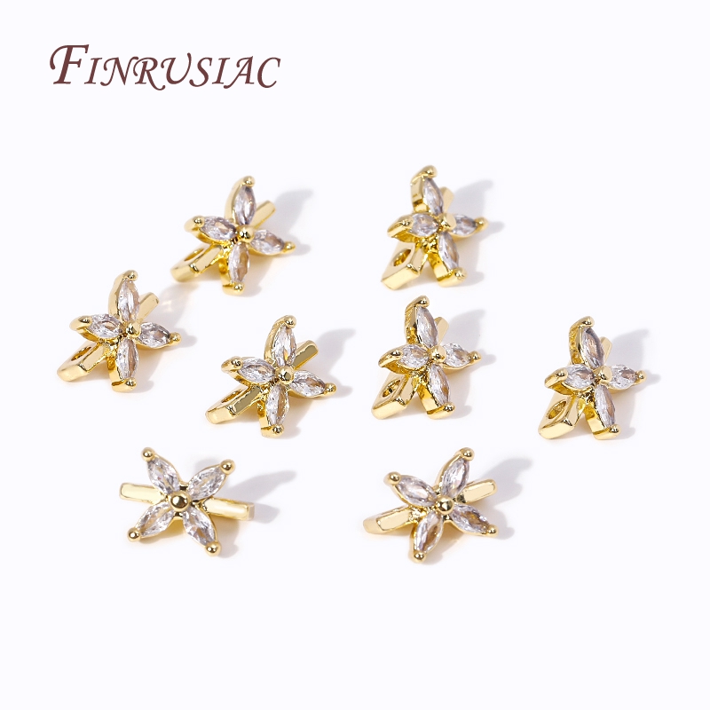 18K Gold Plated 2 Holes Bead S - Jewelry Making Supplies Wholesale ulasan dan harga