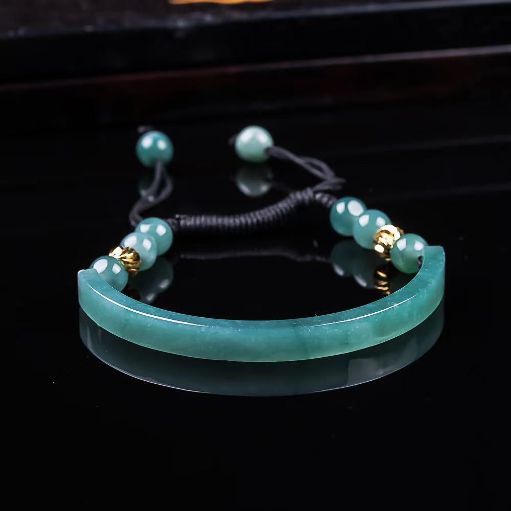 Myanmar Jadeite Bracelet Acces - Jewelry Making With Stones ulasan dan harga