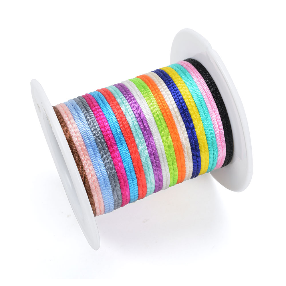 1.5mm Pacifier Clip Chain DIY  - Knotting Cord Silk ulasan dan harga