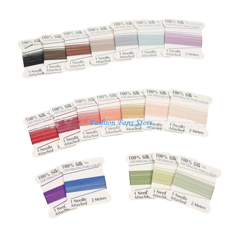 Natural Silk Beading Cord for  - Knotting Cord Silk ulasan dan harga