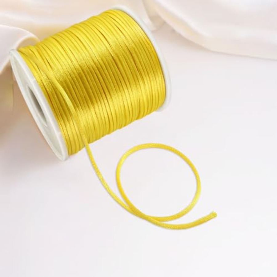Nylon Satin Cord 1mm Rattail - - Knotting Cord Silk ulasan dan harga