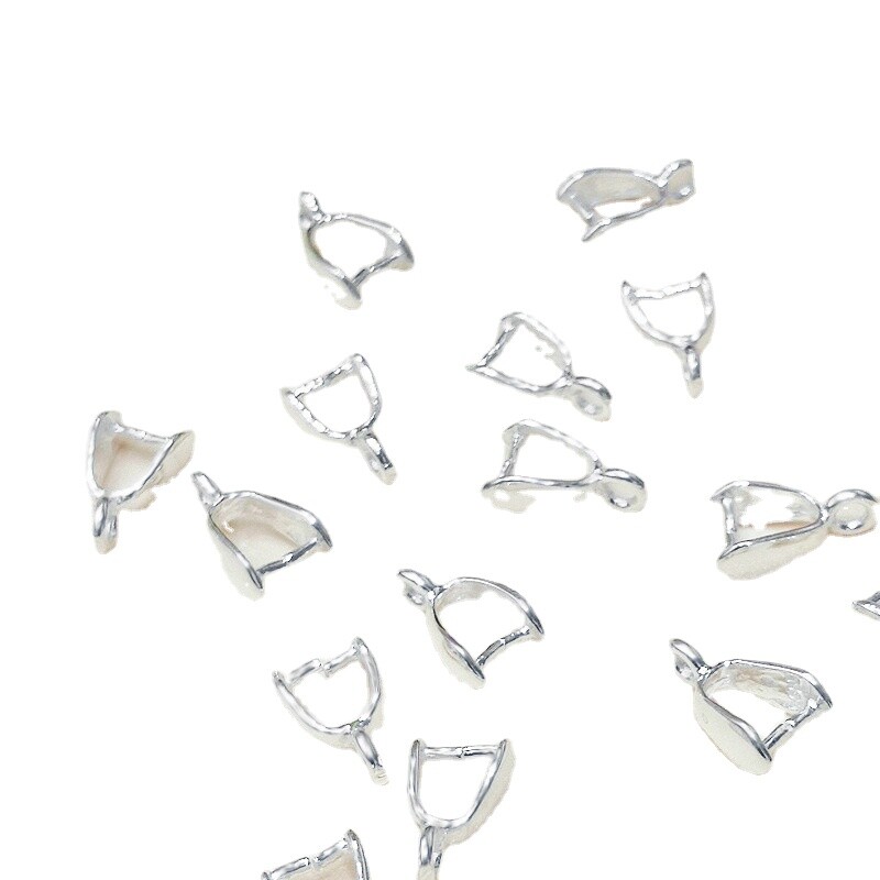 50pcs Silver Plated Connector  - Jewelry Making With Stones ulasan dan harga