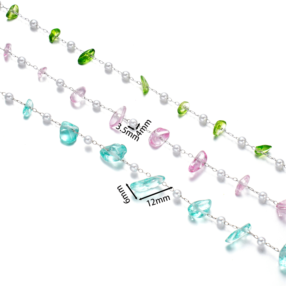 1Meter Crystal Glass Stone And - Jewelry Making Gemstones ulasan dan harga