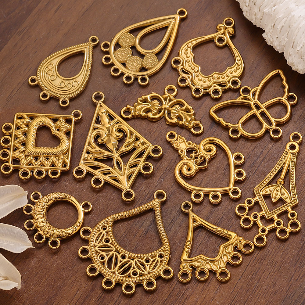 5pcs Stainless Steel Earring C - Jewelry Making Supplies Wholesale ulasan dan harga