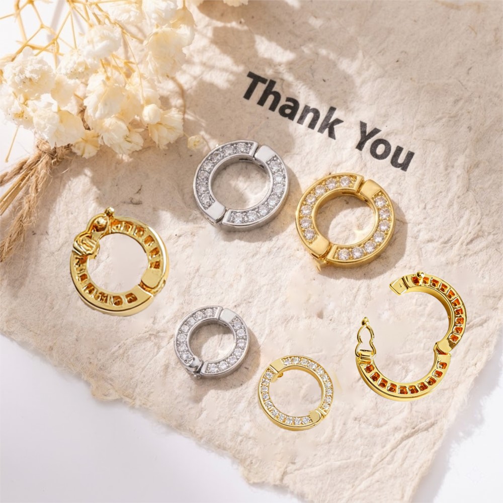 2pcs O Rings Hooks Clip Buckle - Jewelry Making Rings ulasan dan harga