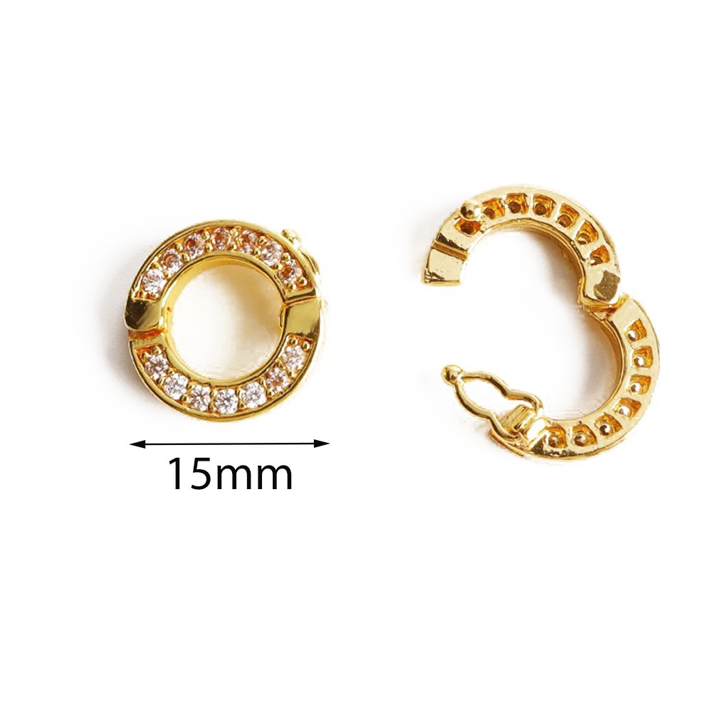 2pcs O Rings Hooks Clip Buckle - Jewelry Making Rings ulasan dan harga