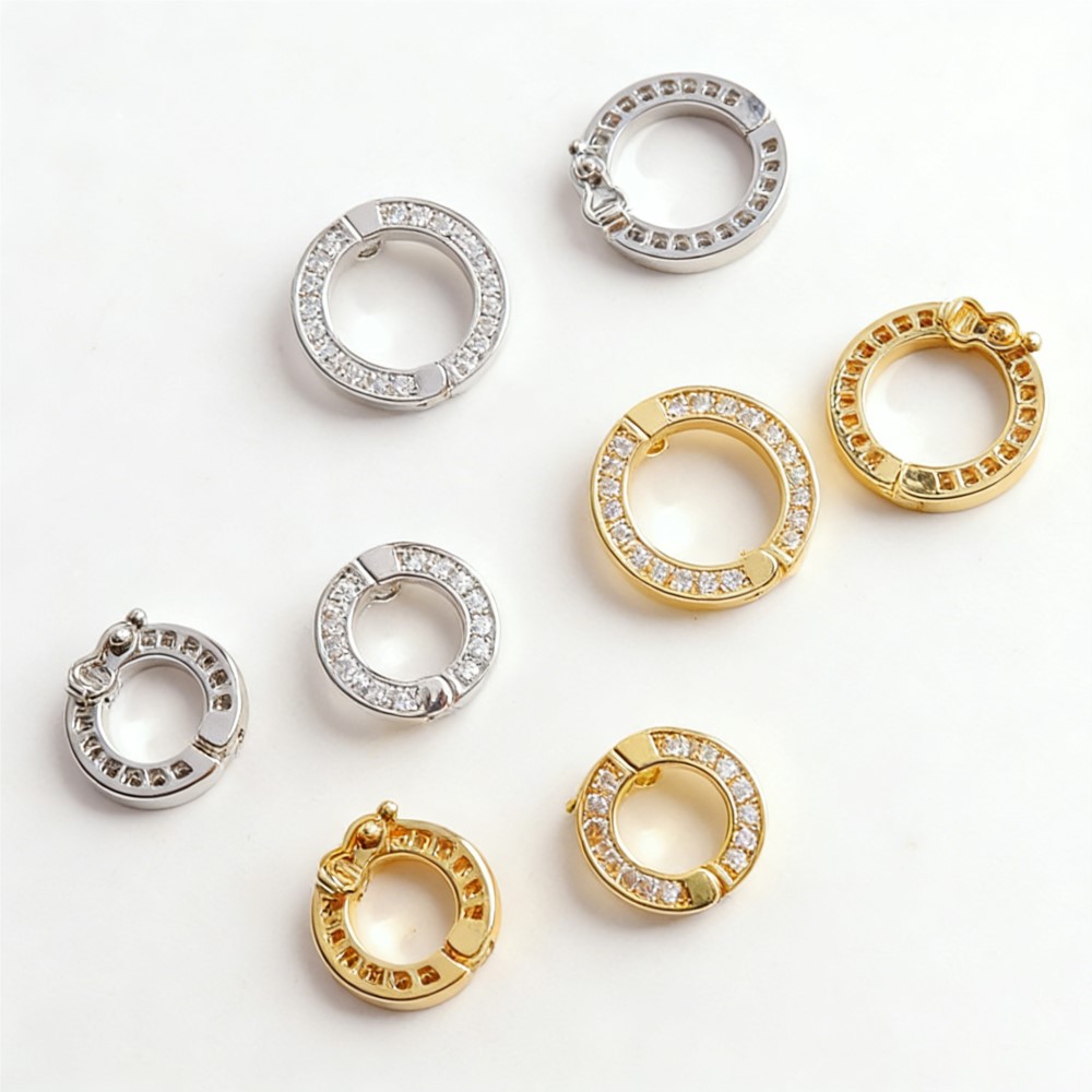 2pcs O Rings Hooks Clip Buckle - Jewelry Making Rings ulasan dan harga
