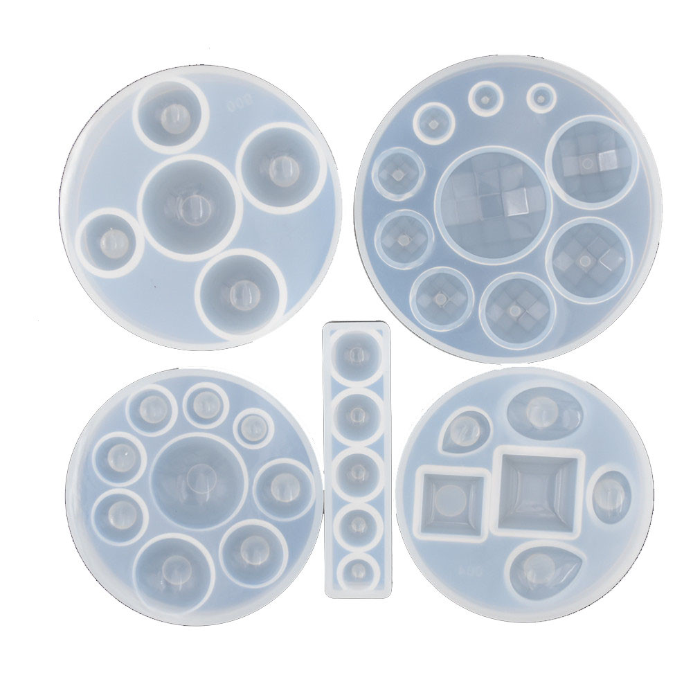 Silicone Mold half ball Oblate - Jewelry Making Tools List ulasan dan harga