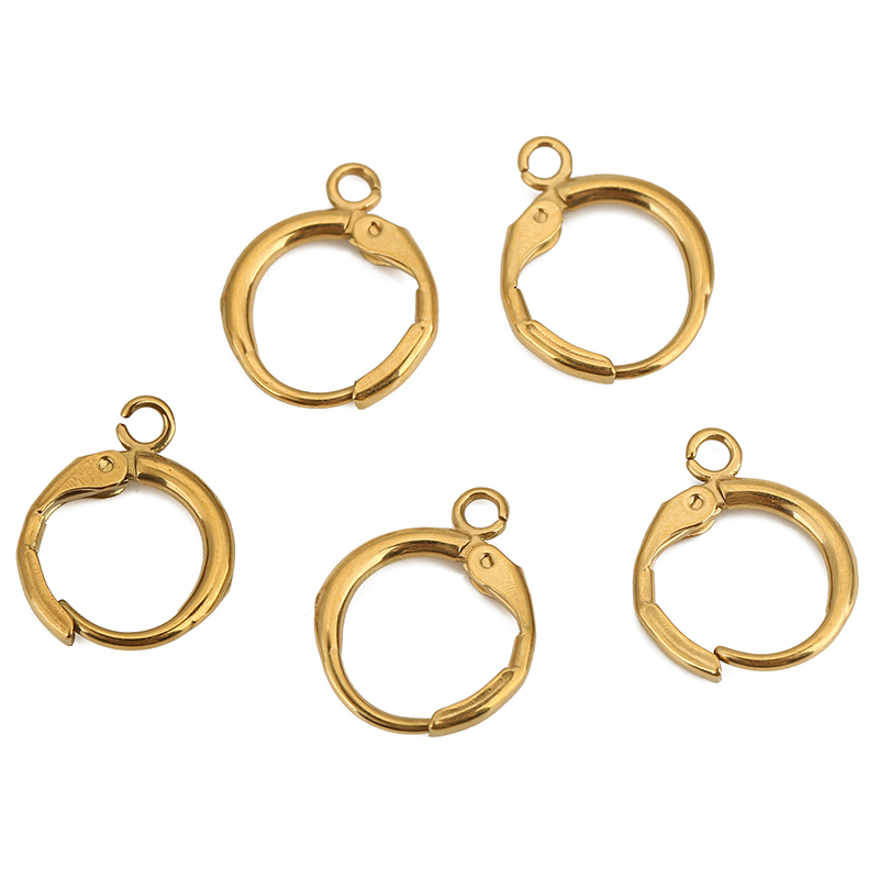 10pcs 12mm Hypoallergenic Earr - Jewelry Making Findings ulasan dan harga