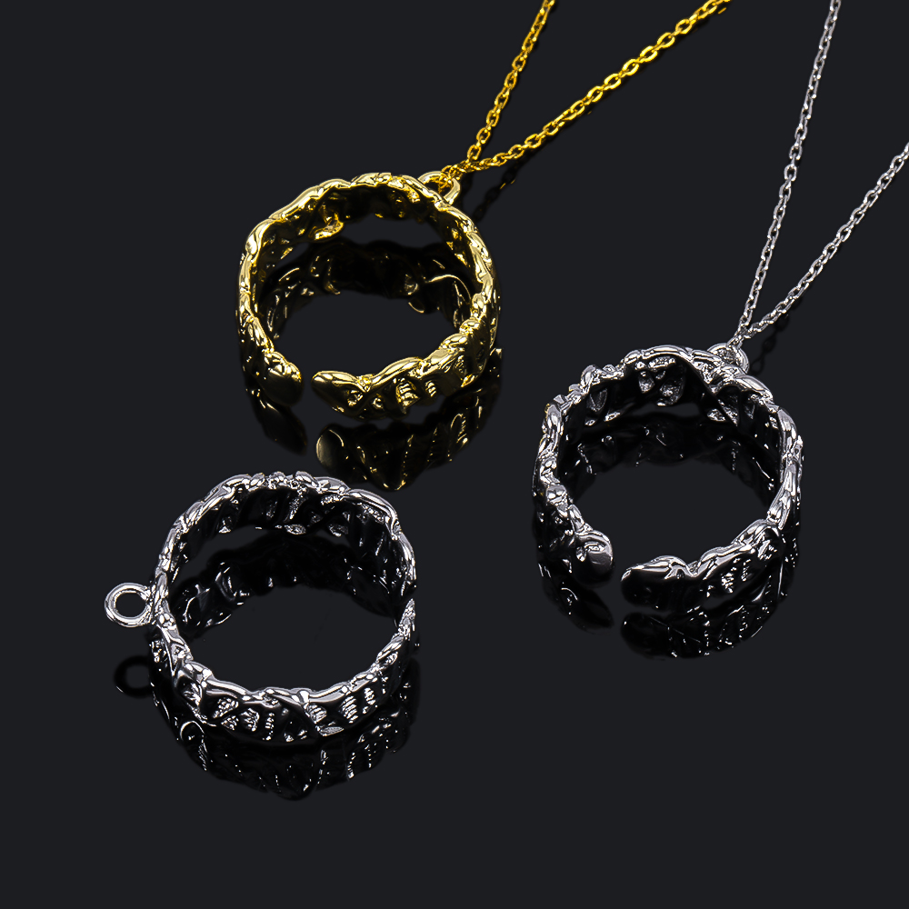 2Pcs Gold Plated Irregular Ope - Jewelry Making Supplies Wholesale ulasan dan harga