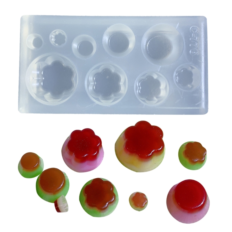 Cute Pudding Shape Silicone Mo - Jewelry Making Tools List ulasan dan harga
