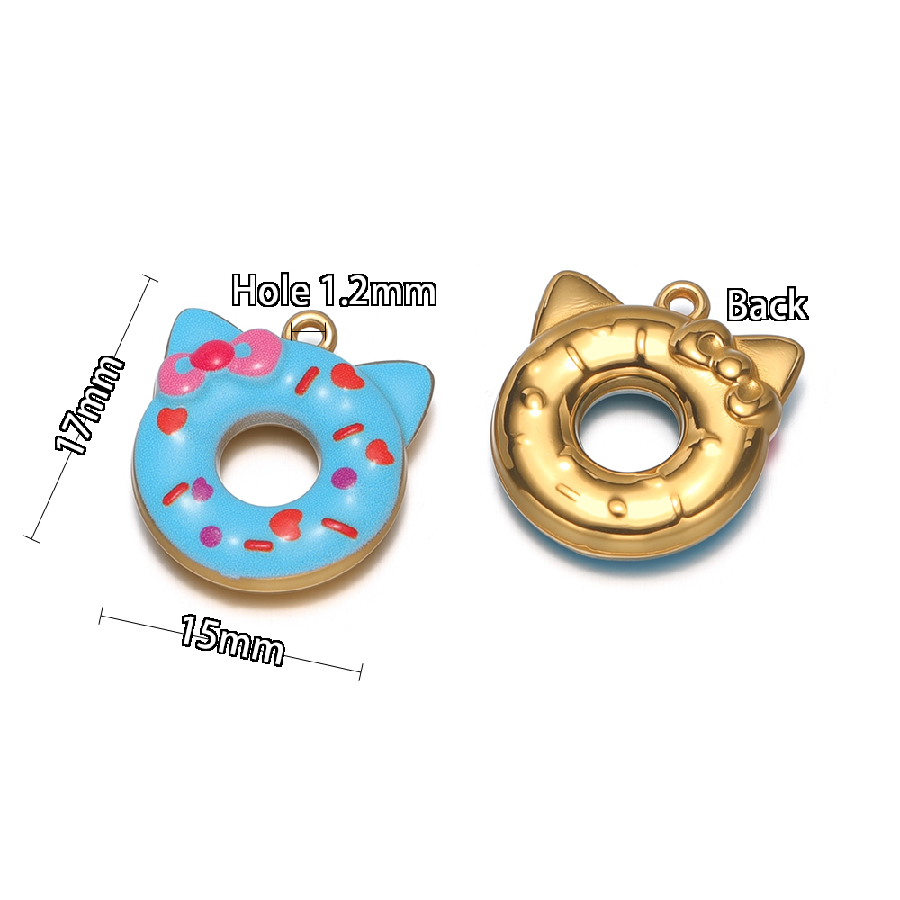 4Pcs Stainless Steel Donut Cut - Jewelry Making For 5 Year Old ulasan dan harga