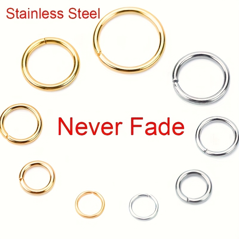 100 Jewelry Connecting Rings 3 - Jewelry Making Supplies Wholesale ulasan dan harga