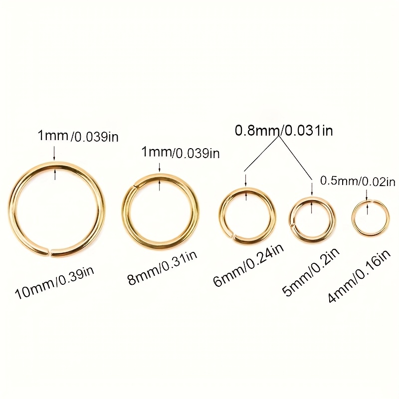 100 Jewelry Connecting Rings 3 - Jewelry Making Supplies Wholesale ulasan dan harga