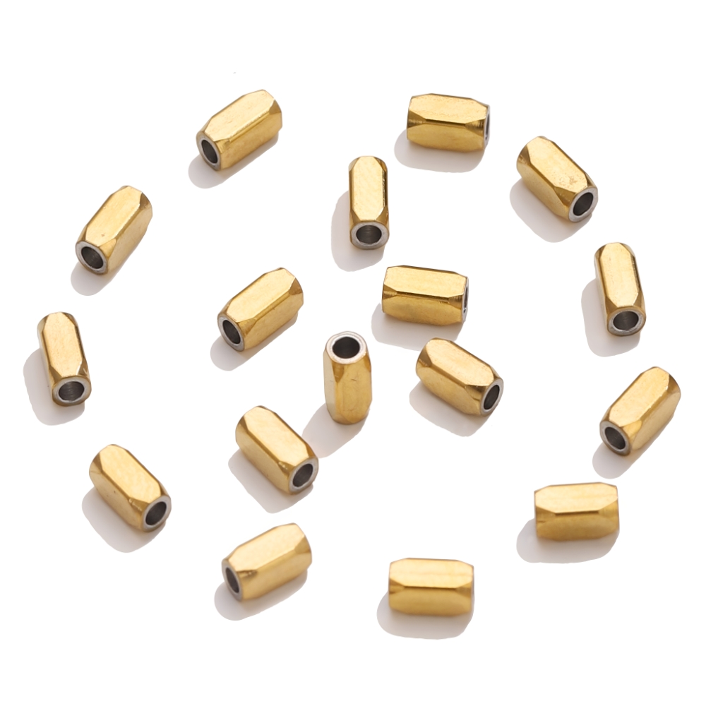 20pcs 18K Gold Stainless Steel - Jewelry Making Supplies Wholesale ulasan dan harga