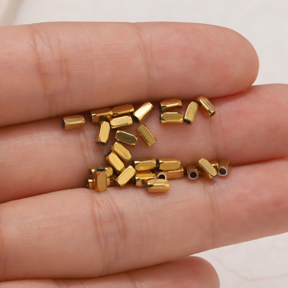20pcs 18K Gold Stainless Steel - Jewelry Making Supplies Wholesale ulasan dan harga