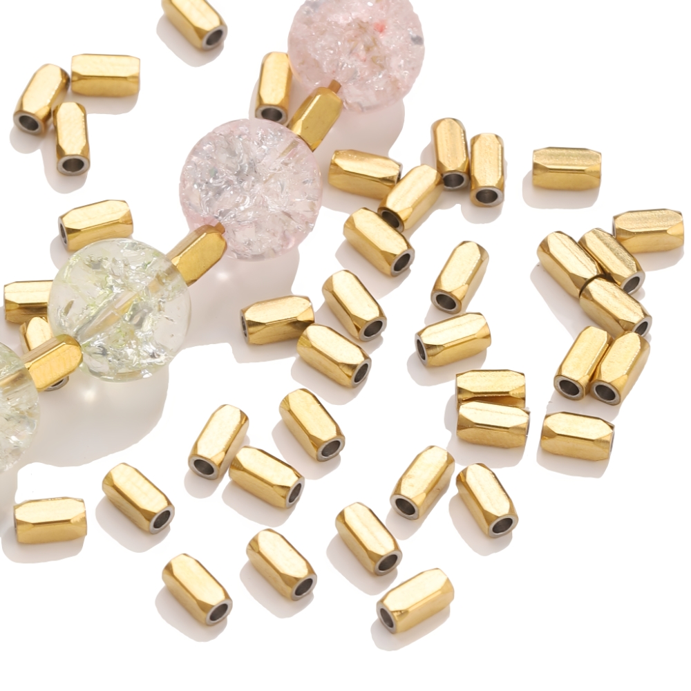 20pcs 18K Gold Stainless Steel - Jewelry Making Supplies Wholesale ulasan dan harga